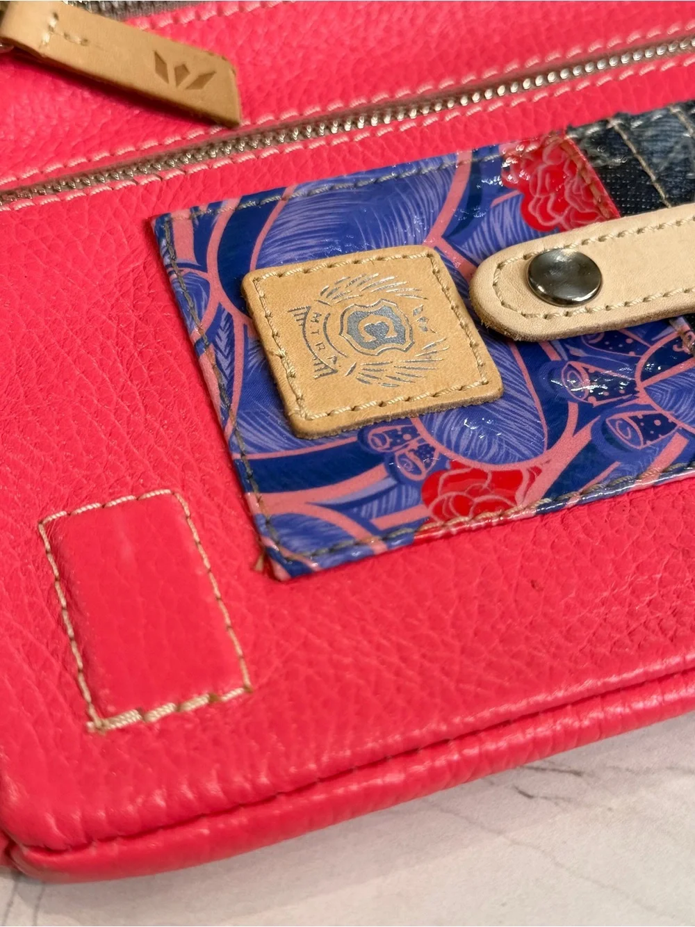 Consuela Charlie Uptown Crossbody Hot Pink Convertible Wristlet Bag